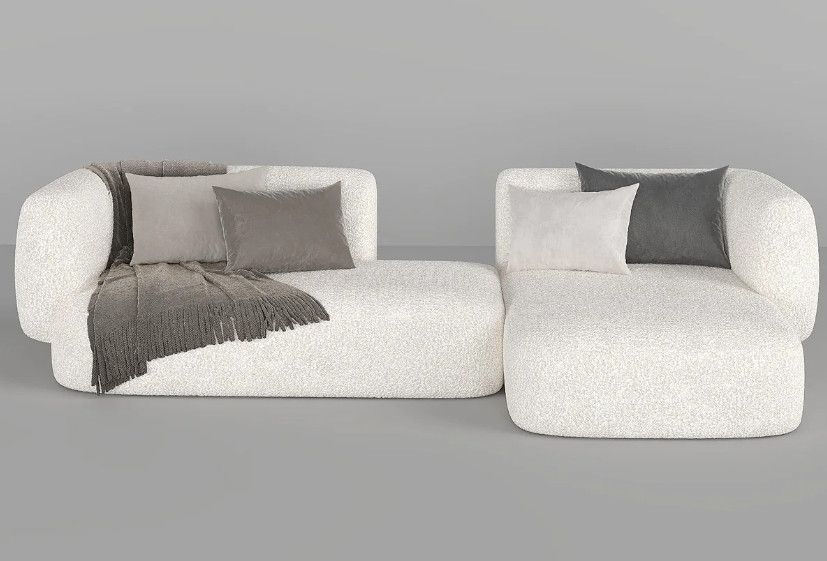 Sofa góc L cao cấp Kona Bắc Âu Rubies House