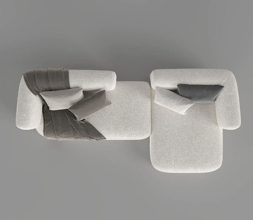 Sofa góc L cao cấp Kona Bắc Âu Rubies House