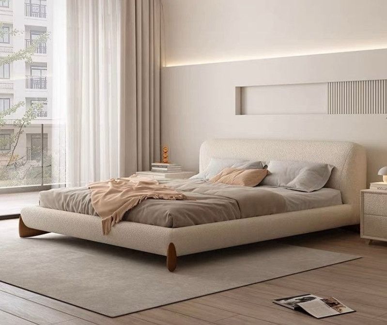Giường ngủ bọc nệm cao cấp Softbay Bed phong cách Bắc Âu Rubies House