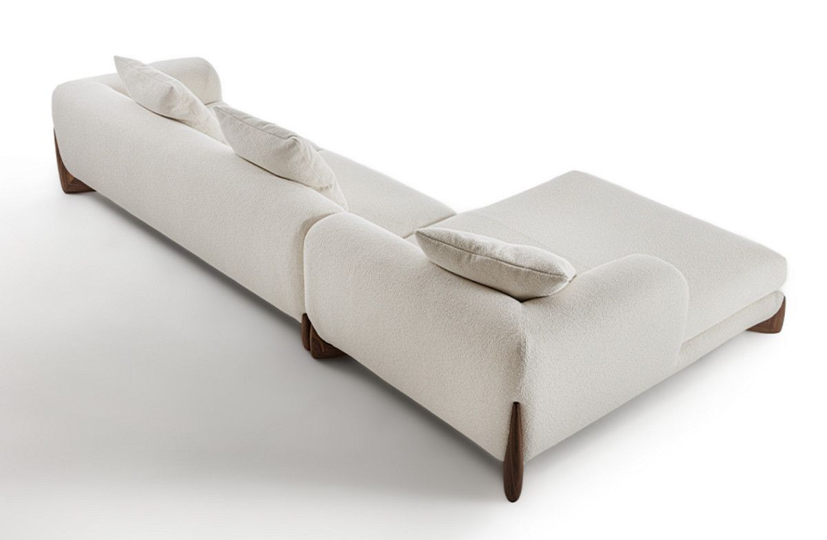 Sofa góc L phòng khách Softbay Sofa Bắc Âu Rubies House