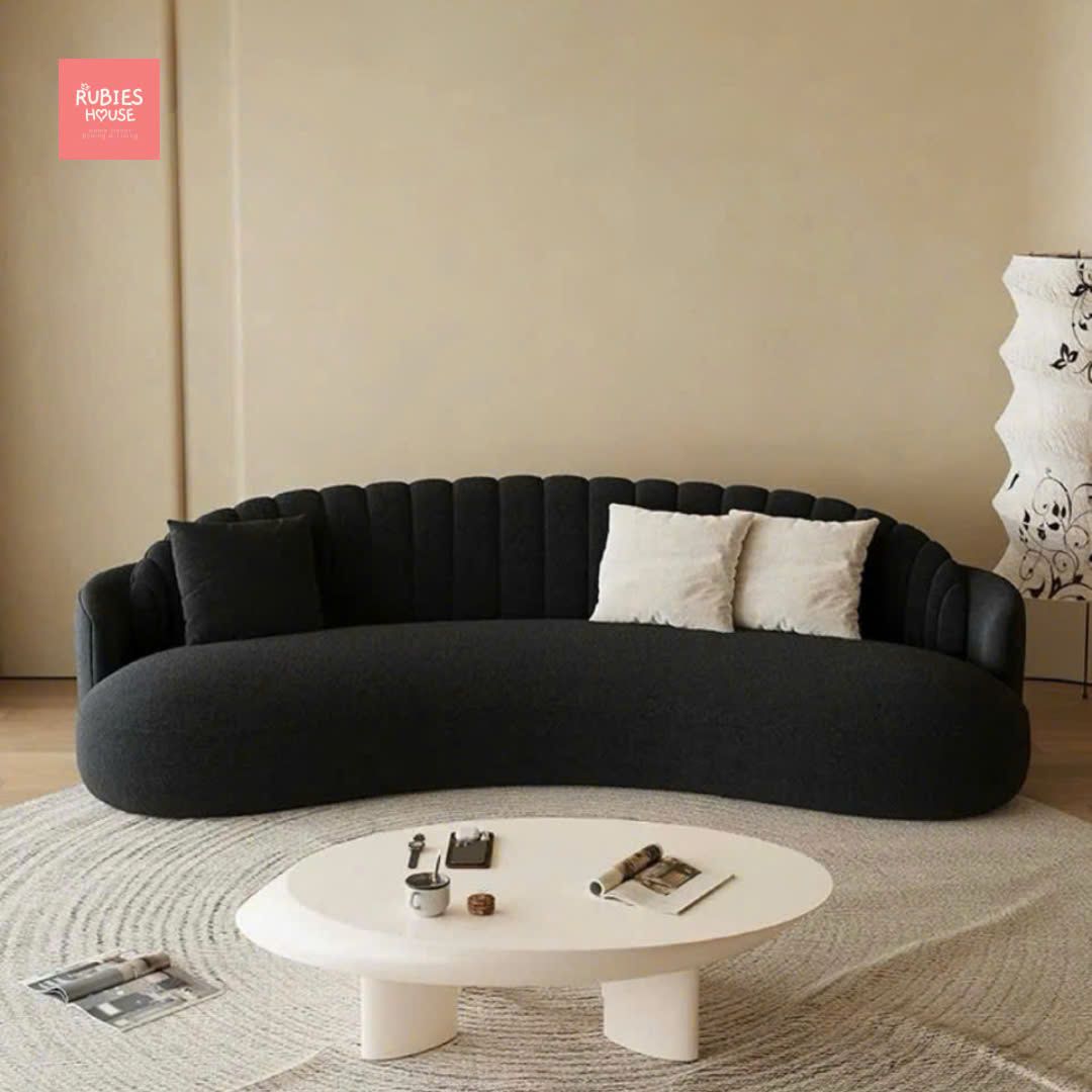 Sofa cong Livia hiện đại Rubies House