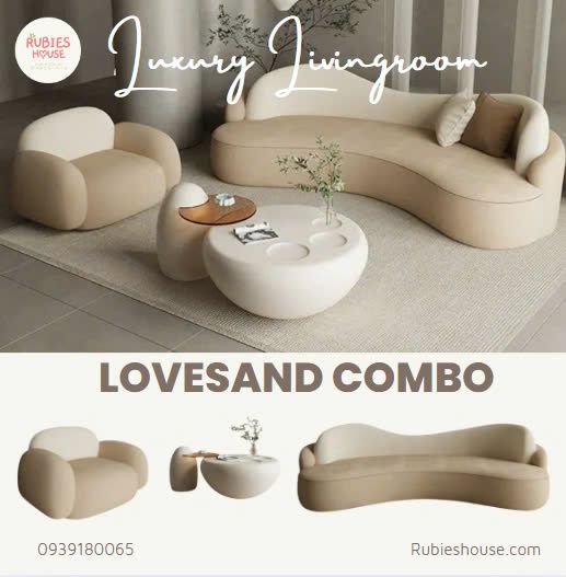 COMBO LOVESAND - Combo phòng khách Rubies House