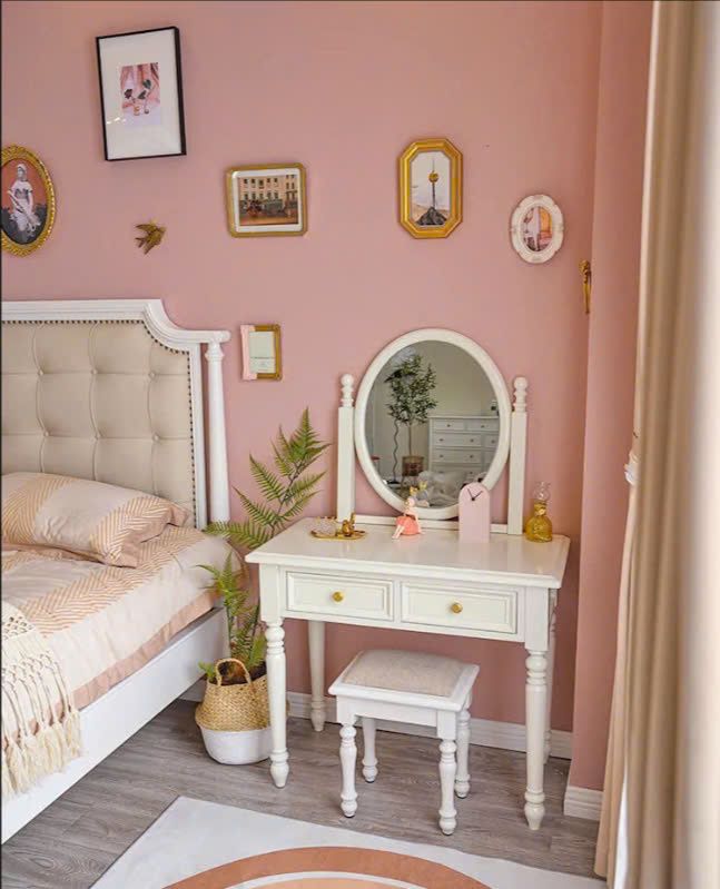 Bàn trang điểm cao cấp FARMHOUSE SOLVI Rubies House decor