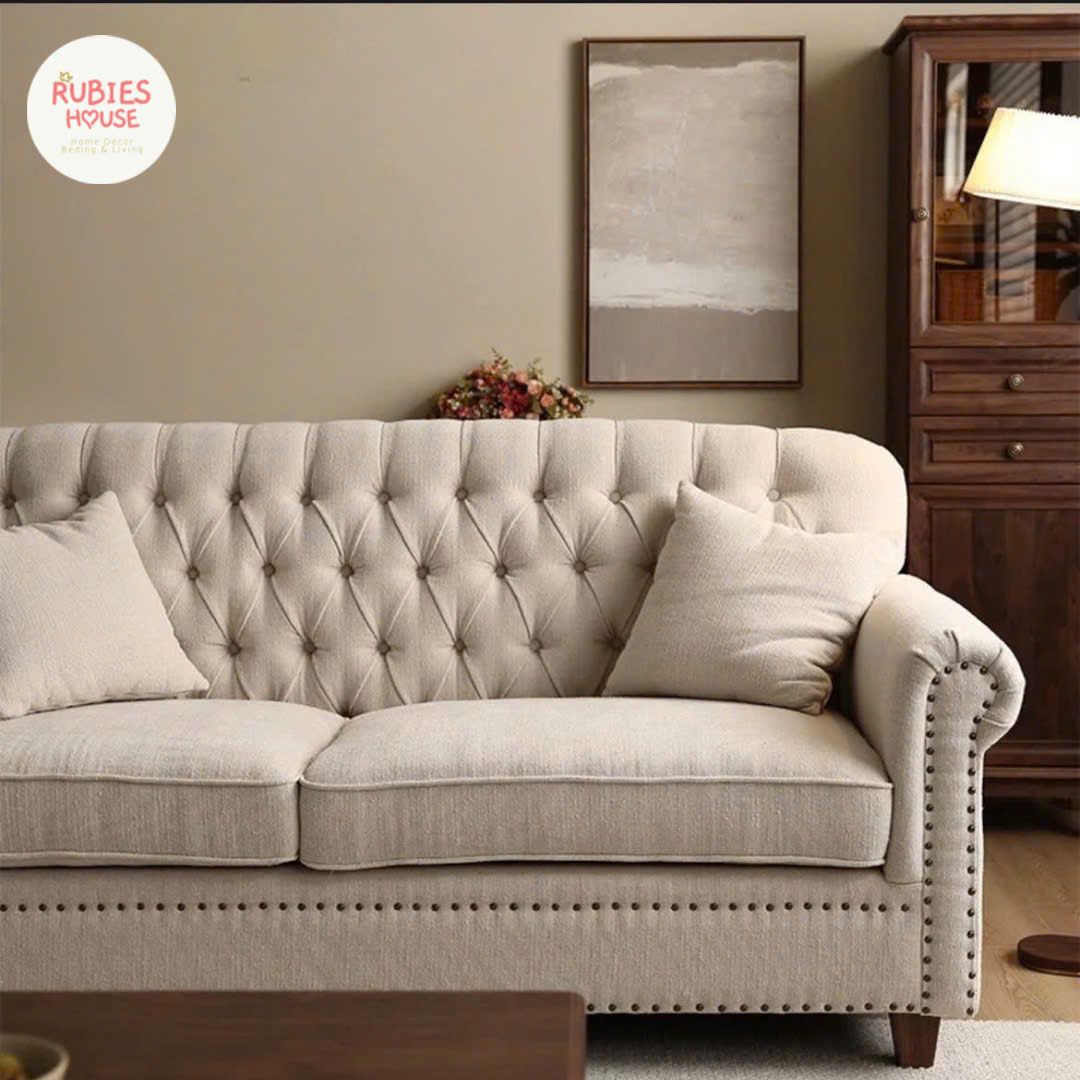 Sofa cao cấp FARMHOUSE STYLE BILITE Bắc Âu Rubies House
