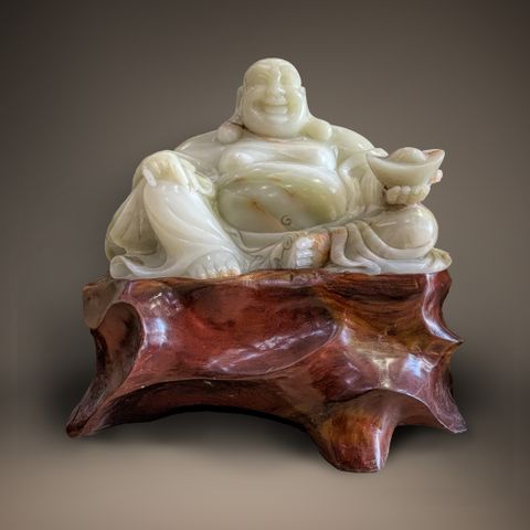 Tượng Phật Di Lặc Ngồi Ngọc Onyx