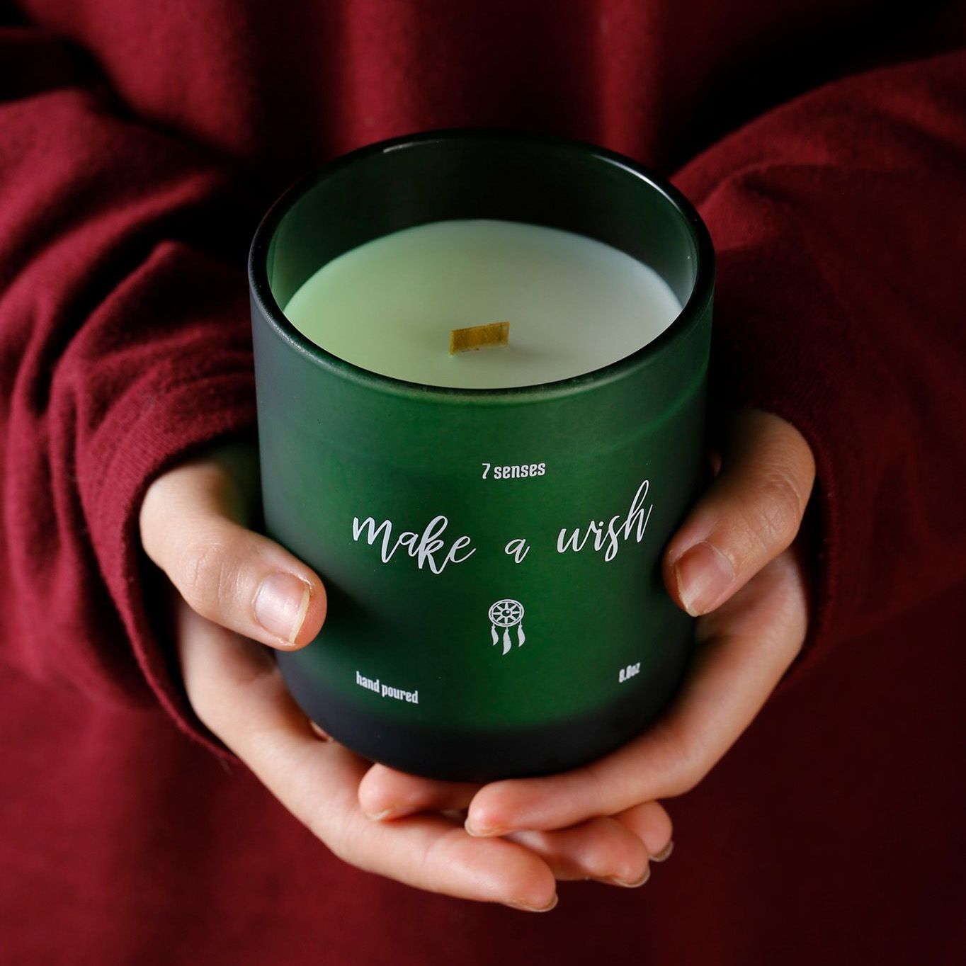 Nến thơm hương quýt, cỏ xạ hương - Make a Wish