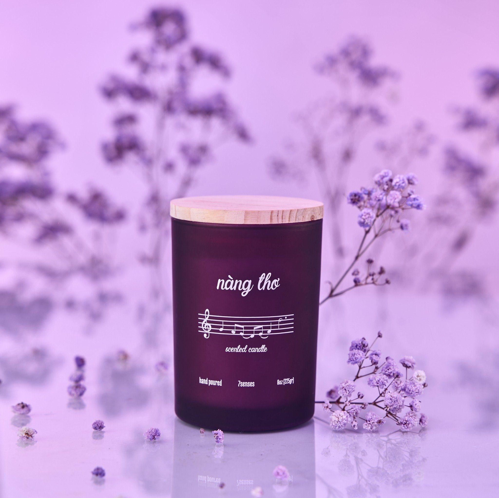 Nến thơm hoa oải hương (lavender) - Nàng thơ
