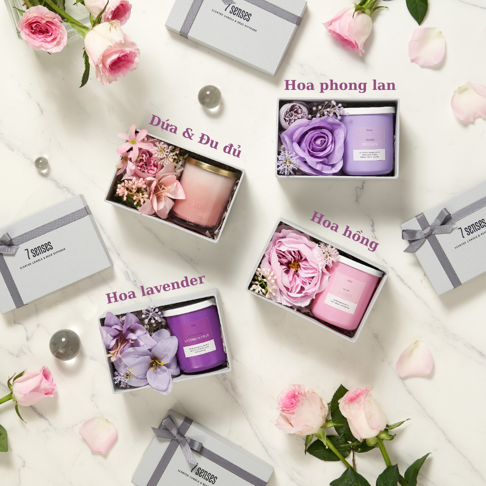 Set quà nến thơm size mini
