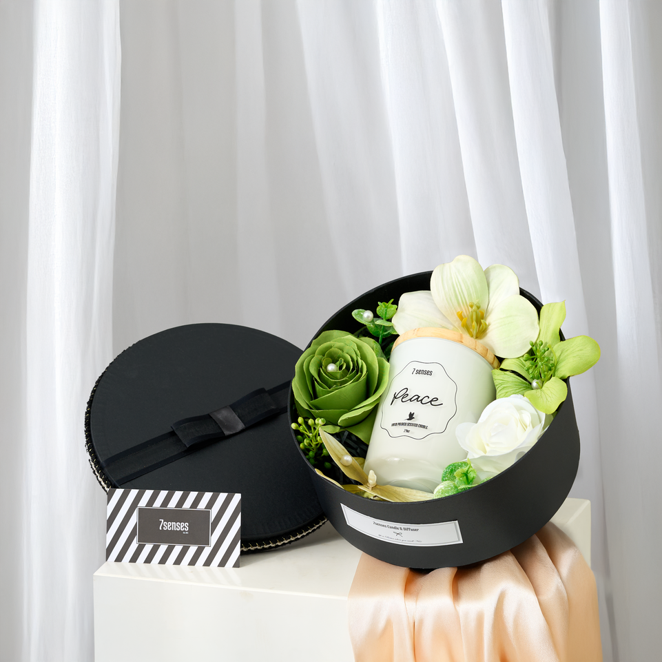 Set quà Peace – hương hoa hồng, trầm hương