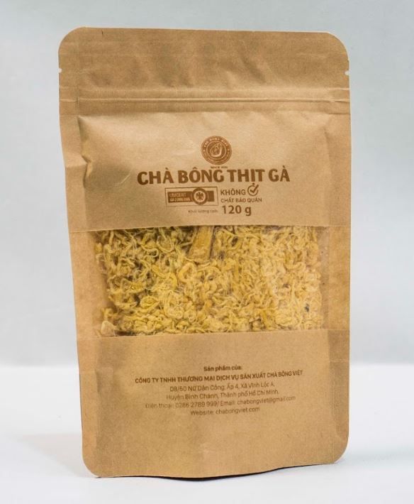  Chà bông gà gói giấy 120g 