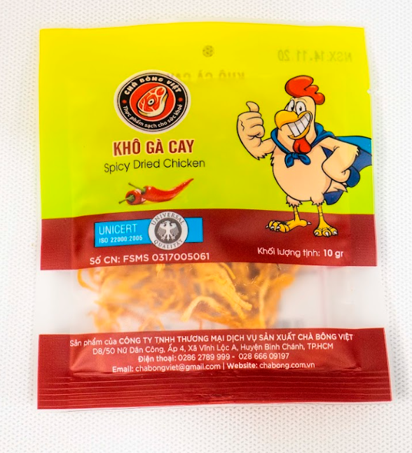 Khô gà cay gói 10g