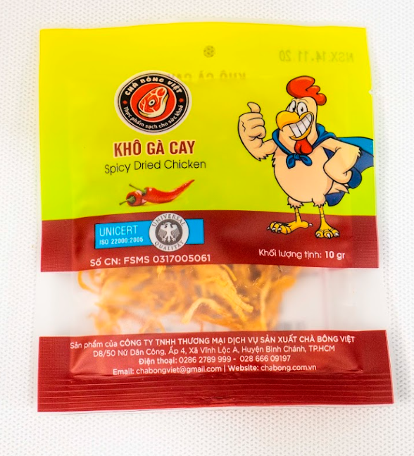  Khô gà cay gói 10g 