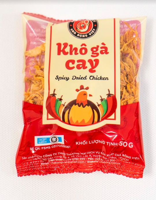 Khô gà cay gói 50g