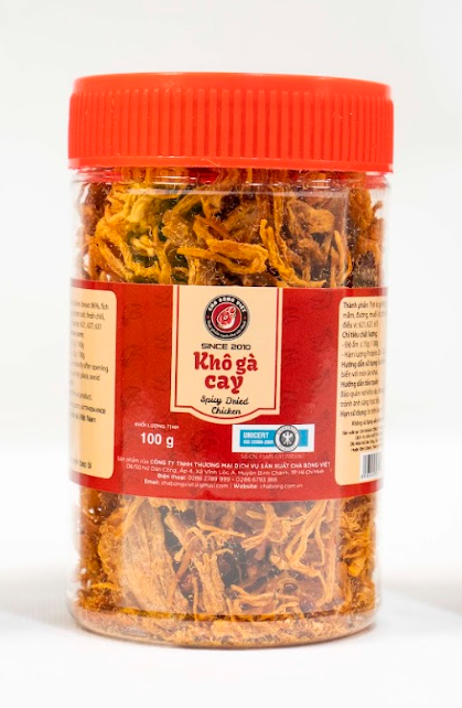  Khô gà cay hủ 100g 