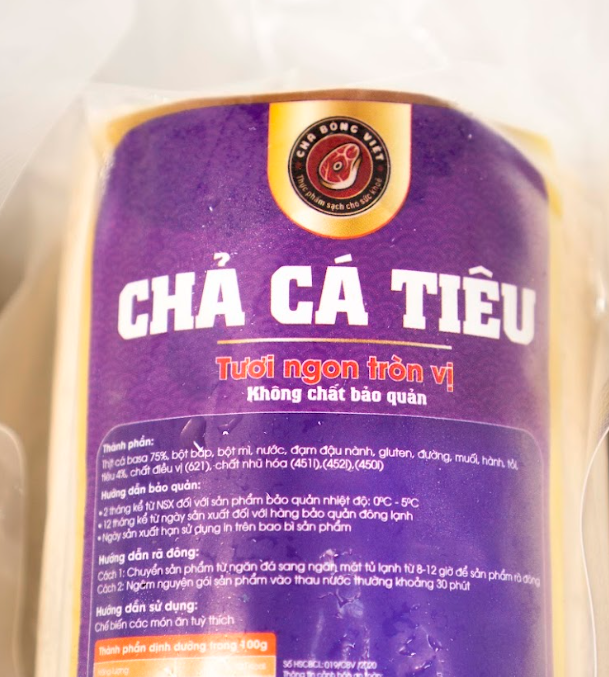  Chả cá tiêu 500g 