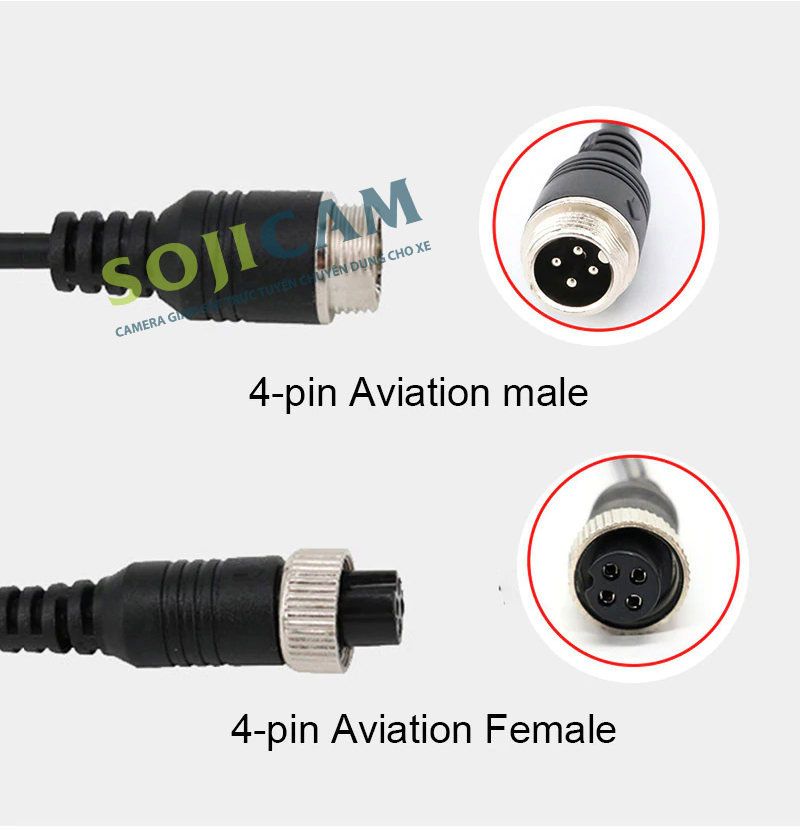 CABLE AVIATOR GX12 CHO CAMERA HÀNH TRÌNH