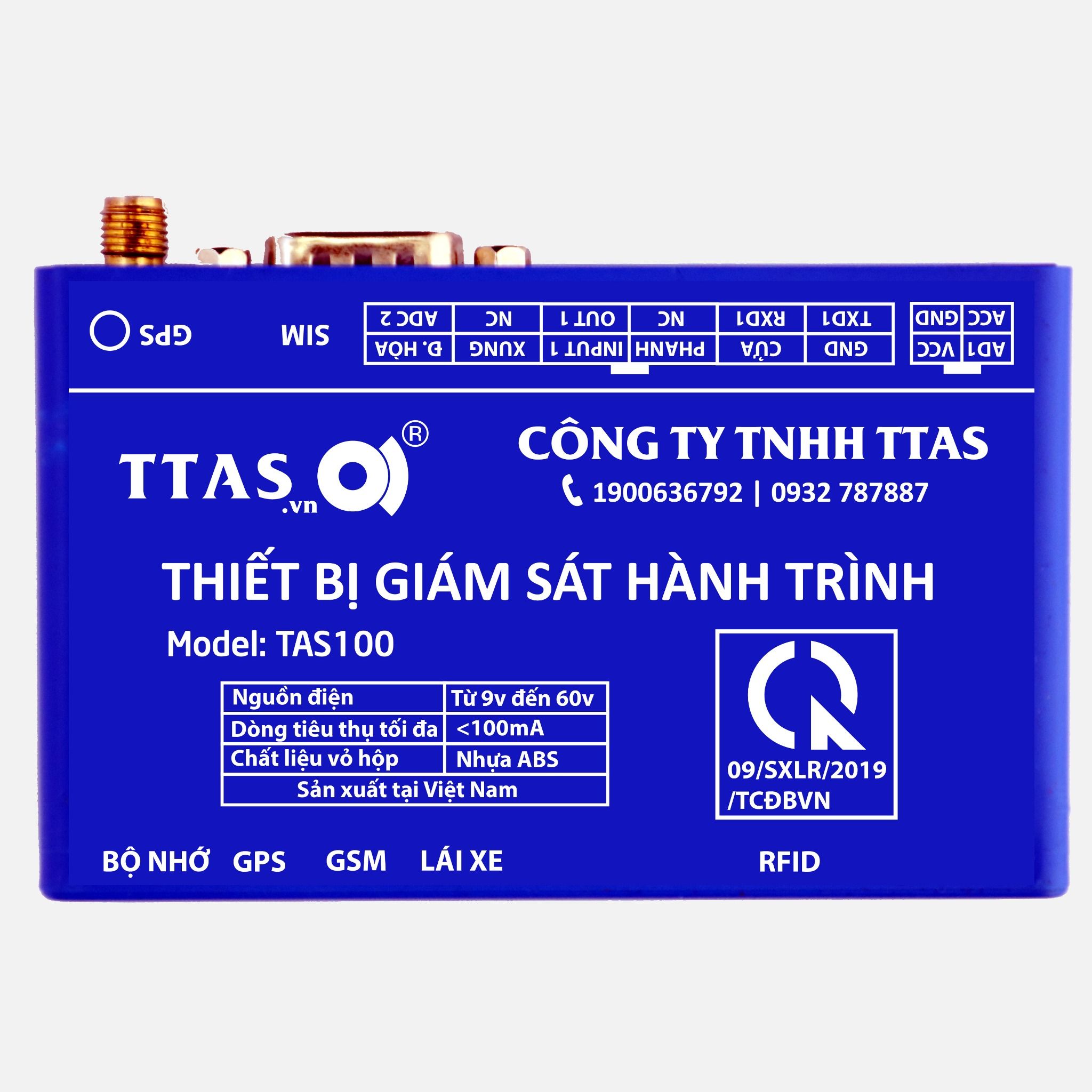  Thiết Bị Định Vị GPS TAS100  - Thiết Bị Giám Sát Hành Trình Hợp Chuẩn BGT 