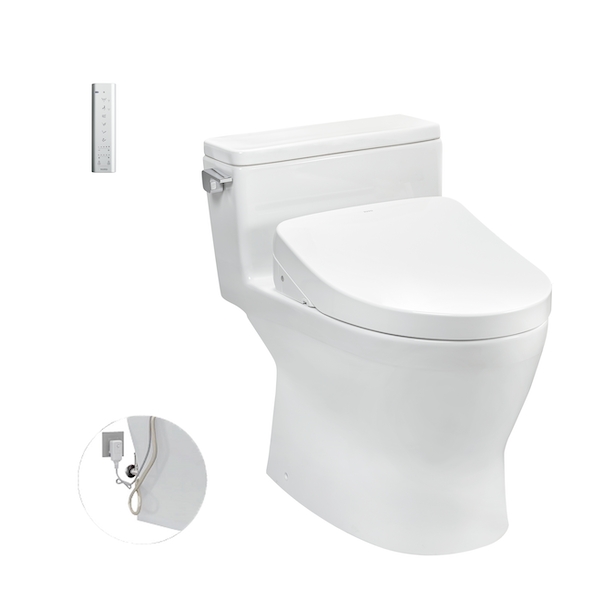  Bàn cầu 1 khối kết hợp nắp rửa điện tử WASHLET dòng S7 