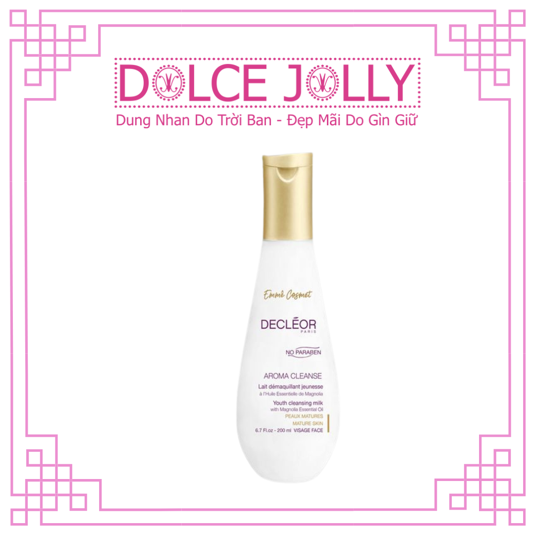 SỮA TẨY TRANG CHỐNG LÃO HÓA TOÀN DIỆN LAIT DEMAQUILLANT JEUNESSE