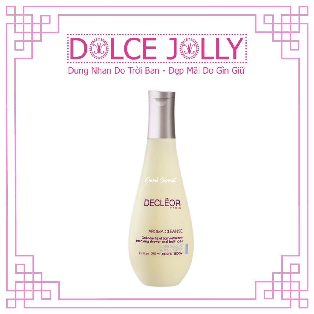 Gel tắm thư giãn cơ thể Gel Douche Et Bain Relaxant DECLEOR