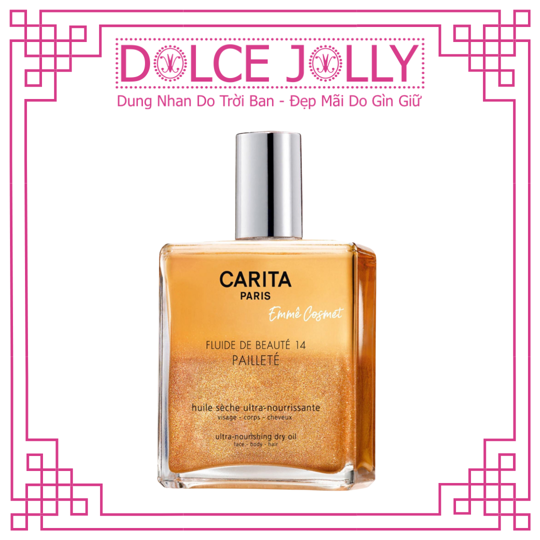 Dầu khô nuôi dưỡng toàn diện Fluide De Beaute 14 Paillete