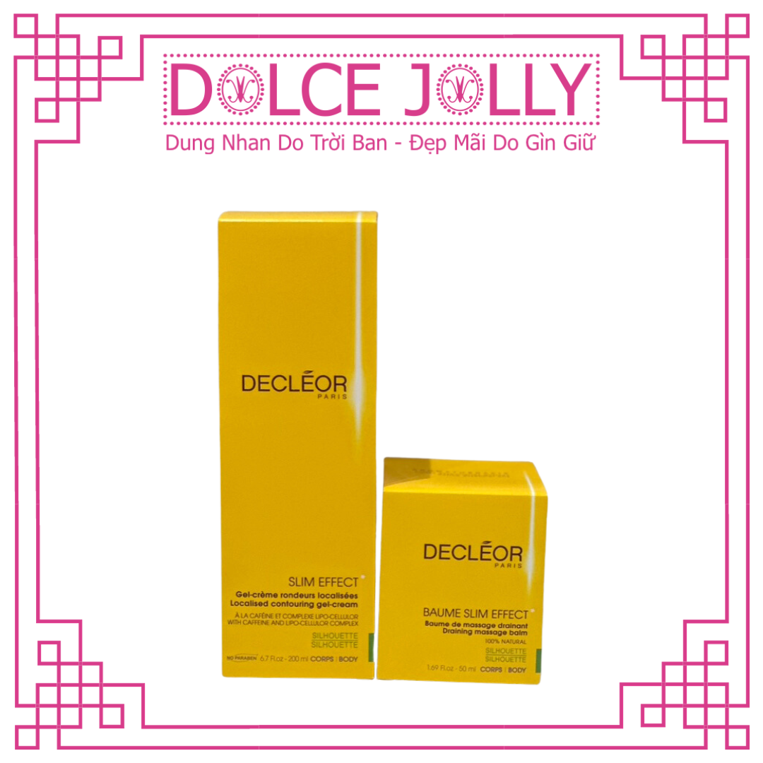 Kem gel và dầu sáp thảo dược định hình làm ốm cơ thể Slim Effect