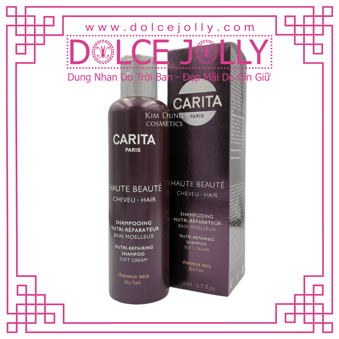 Dầu gội nuôi dưỡng phục hồi tóc khô Shampooing Nutri-Reparateur CARITA