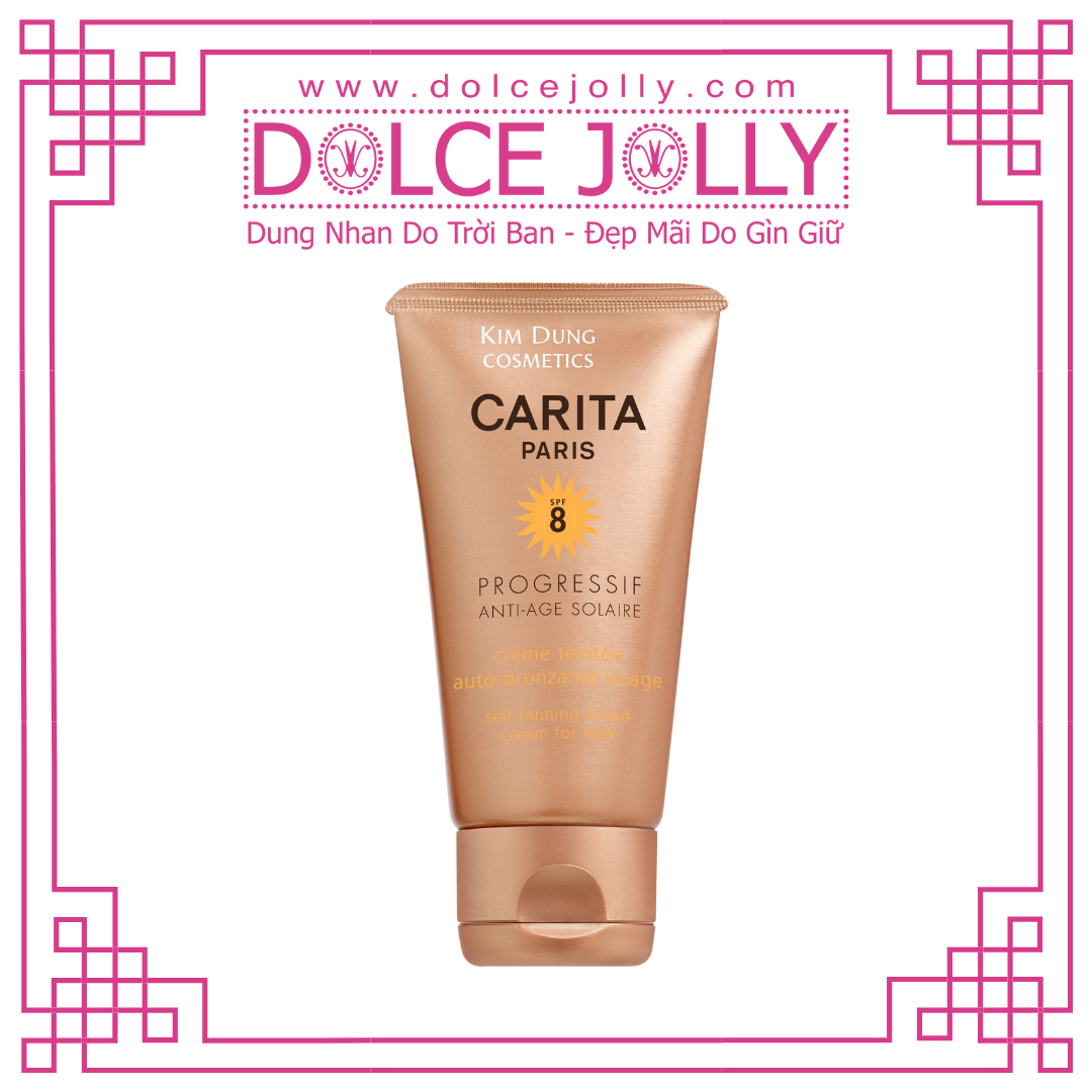 Kem lên màu tắm nắng SPF8 chống lão hoá PROGRESSIF CARITA