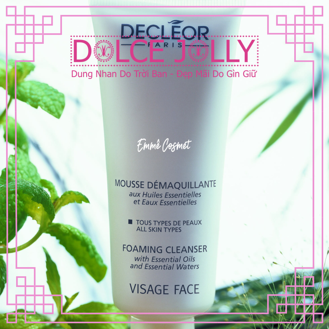 Mousse Demaquillante DECLEOR kem rửa mặt tạo bọt