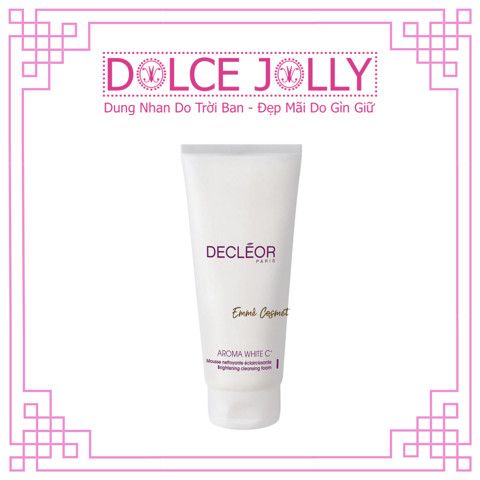 Kem bọt rửa mặt trắng sáng da Aroma White C+ DECLEOR