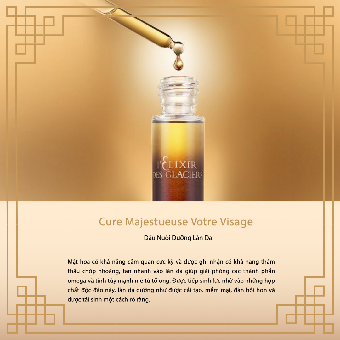 Tinh chất dầu nuôi dưỡng sắc đẹp Cure Majestueuse ELIXIR VALMONT