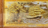  Tranh đồng Thuận buồm xuôi gió dát vàng bạc 90x170 cm mẫu 1 