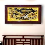  Tranh đồng Mã đáo thành công đồng vàng dát vàng bạc 80x155cm 