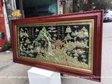  Tranh đồng Tranh Đồng quê rực rỡ 120x230cm 