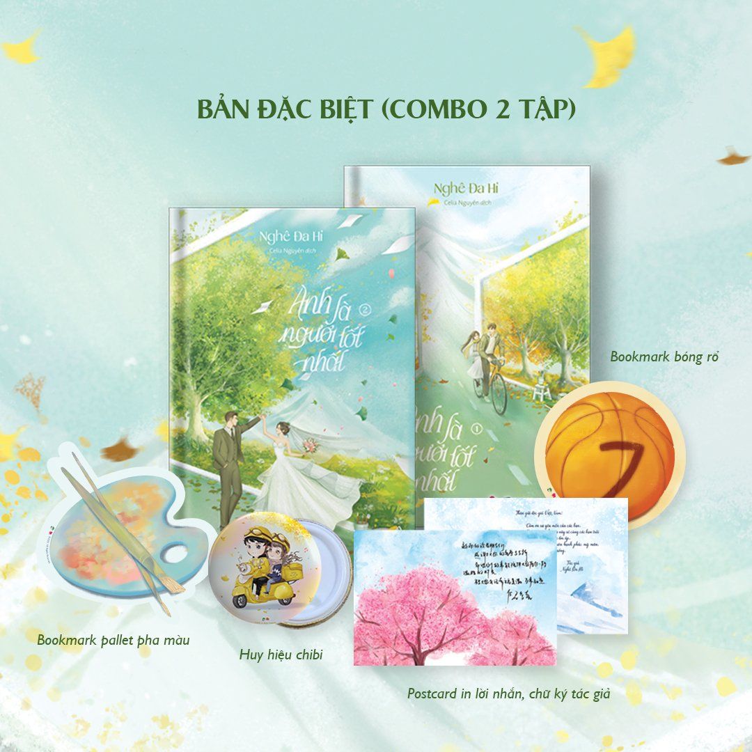 Sách - Anh là người tốt nhất (Combo ngôn tình 2 tập) - Nghê Đa Hỉ (Bản ĐB - Bản PT)