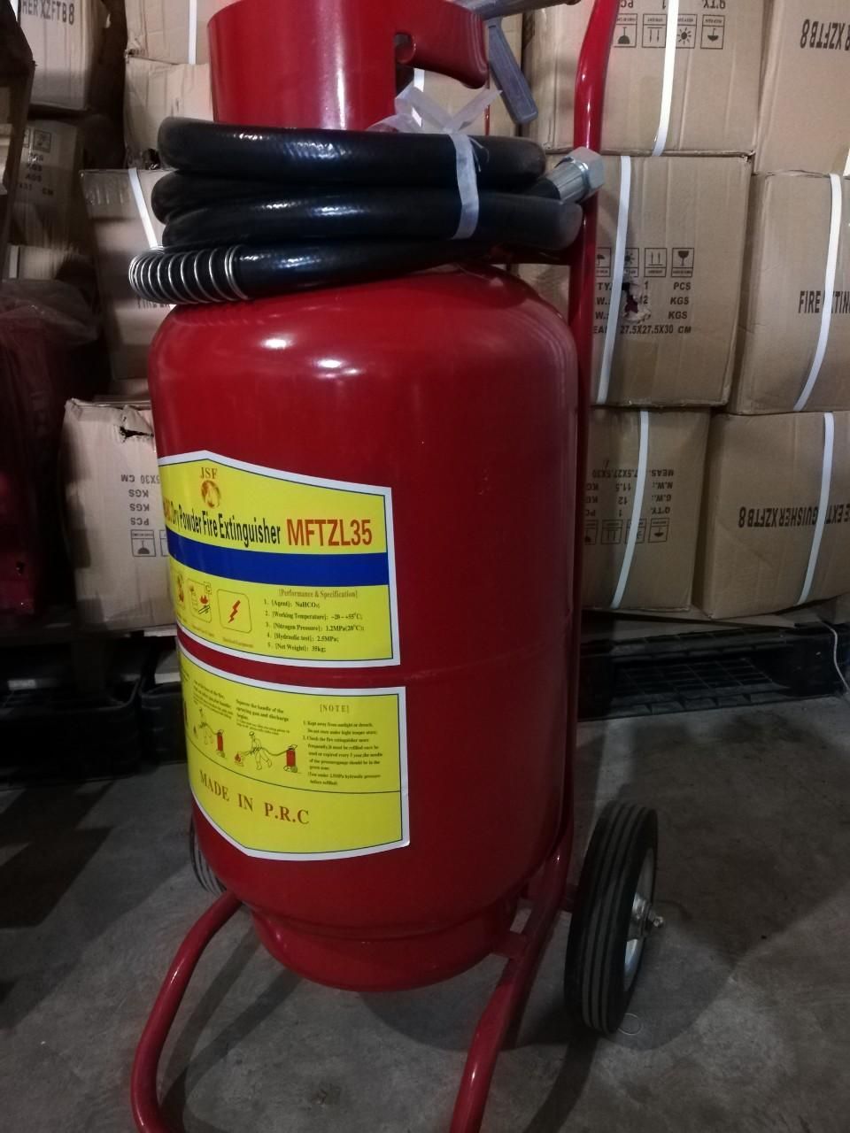 Bình chữa cháy bột ABC 35kg - MFZTL35, có xe đẩy (TQ)