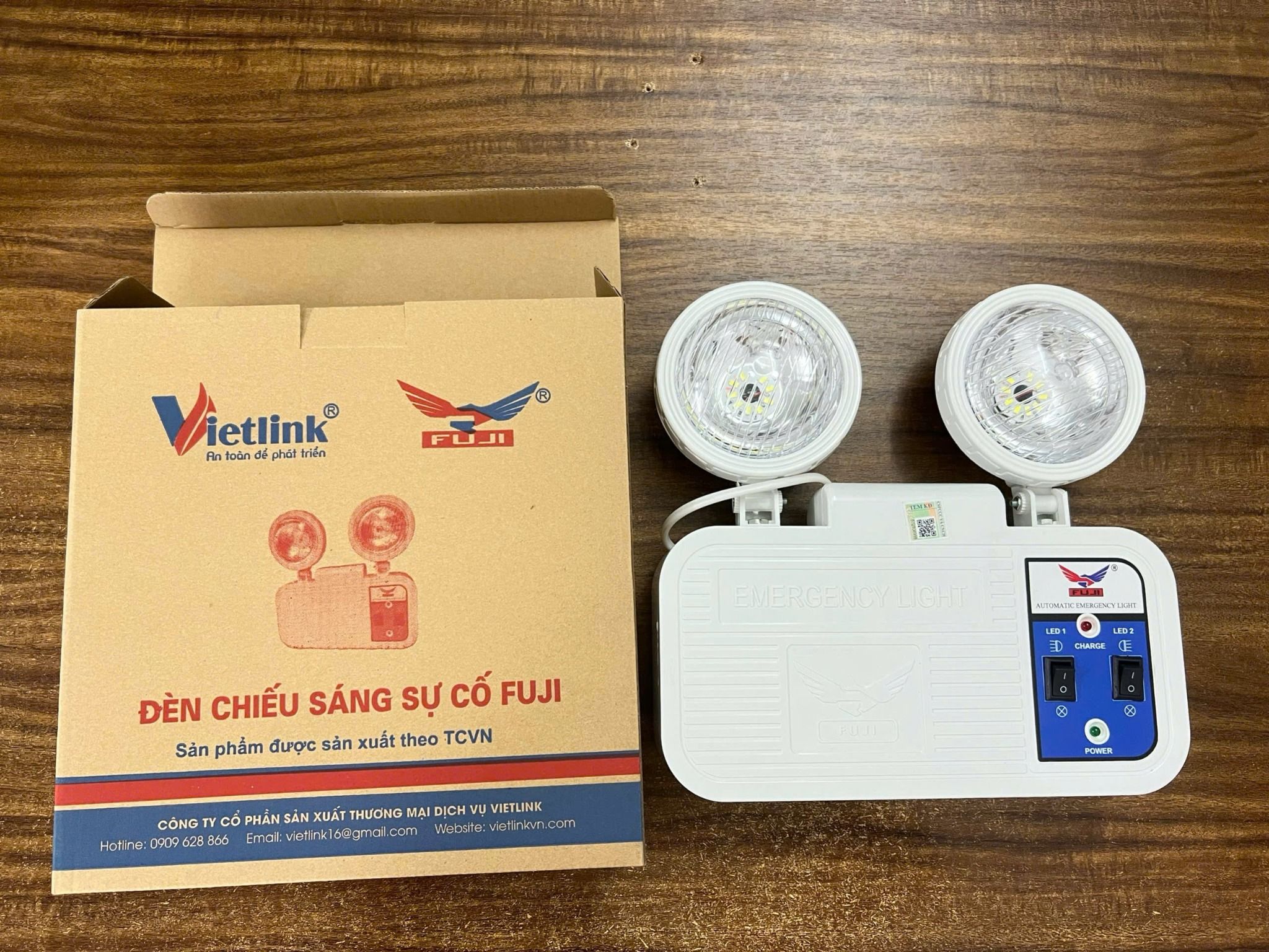 Đèn sự cố Fuji (VN) - có tem kiểm định