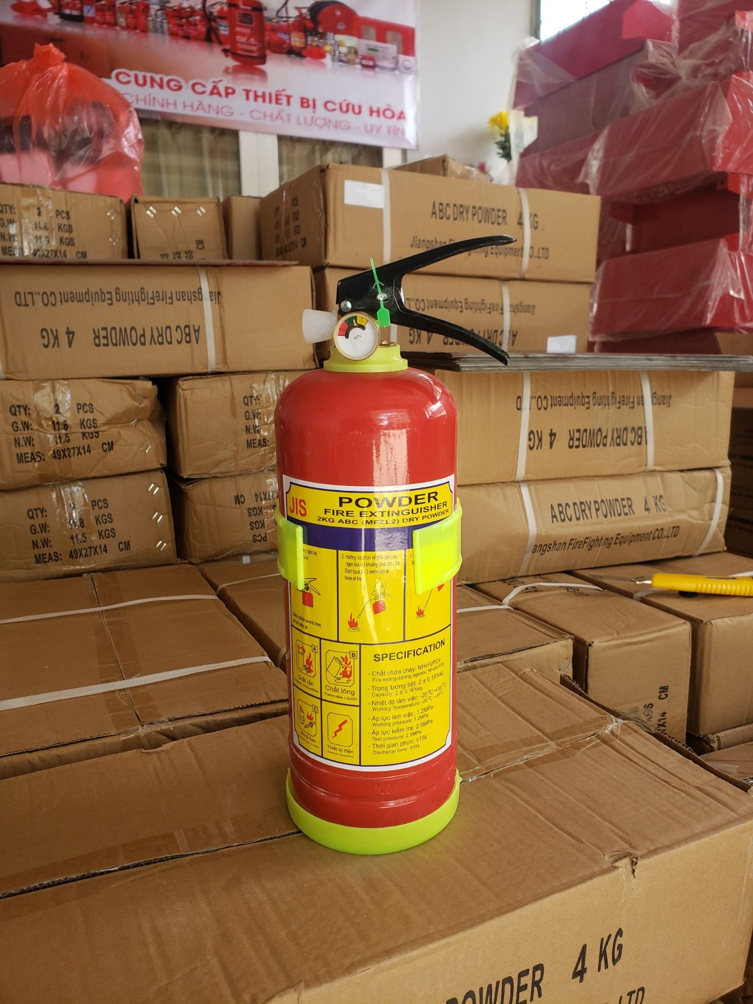 Bình chữa cháy bột ABC 2kg - MFZL2 (TQ)