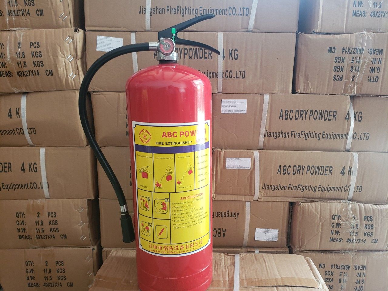 Bình chữa cháy bột ABC 8kg - MFZL8 (TQ)