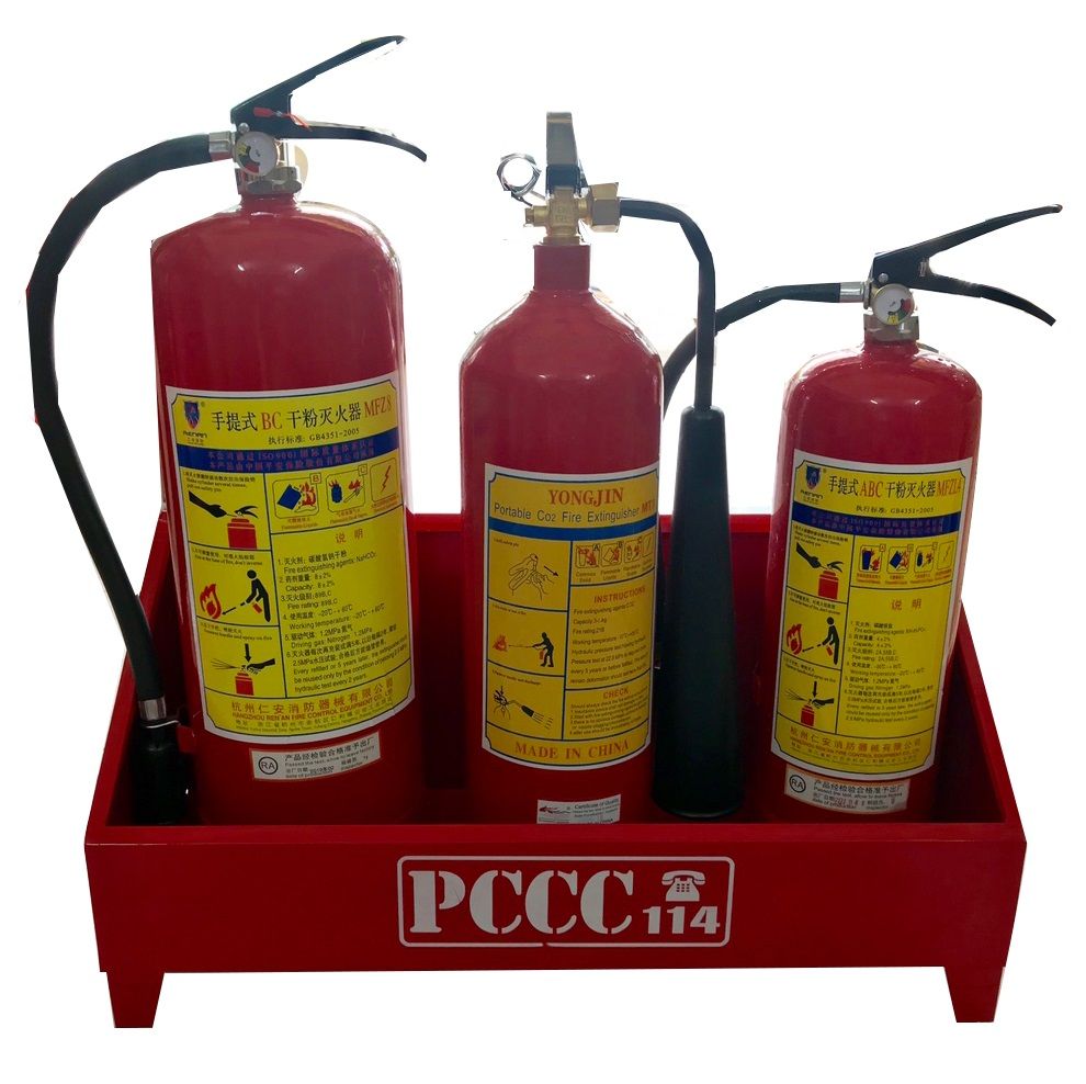 Kệ đựng 3 bình chữa cháy