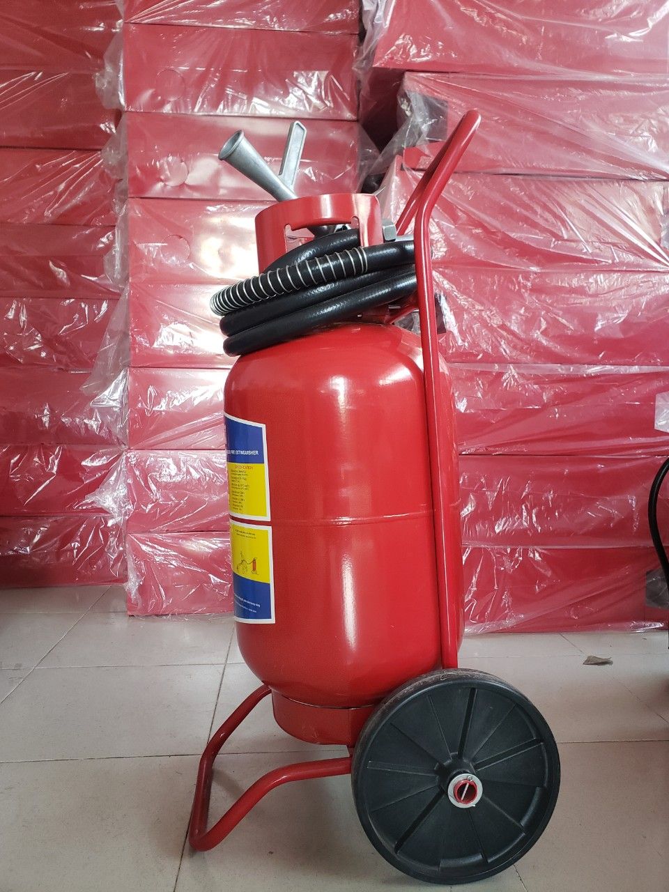 Bình chữa cháy bột ABC 35kg - MFZTL35, có xe đẩy (TQ)