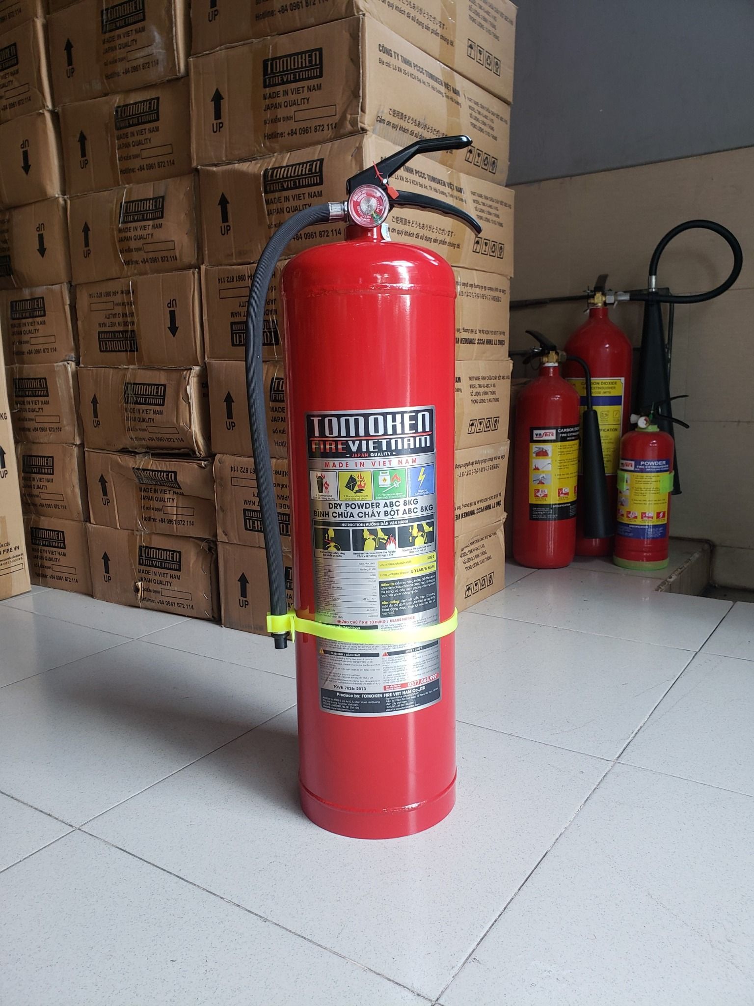 Bình chữa cháy bột ABC Nhật/VN 8KG