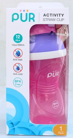  Bình nước có dây đeo Pur 390ml 