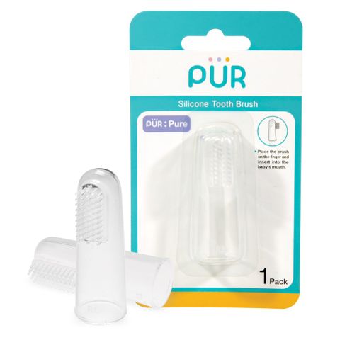  Dụng cụ chải răng nướu bằng silicone Pur 