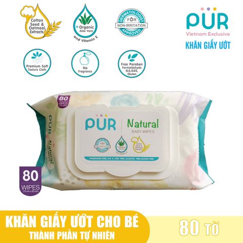  Combo Tã/bỉm dán Dry-Pro L20 (9kg-13kg) + tặng 1 gói khăn ướt Pur 80 tờ cho bé 