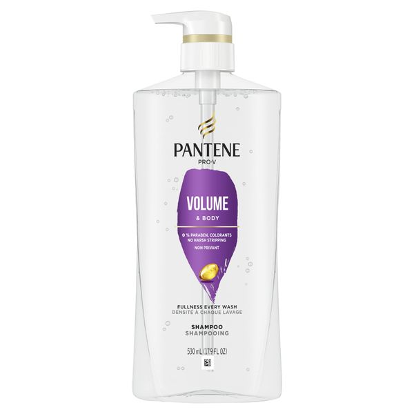 Dầu gội dưỡng ẩm, tăng độ phồng và độ dày cho tóc mỏng Pantene Pro-V Volume & Body 530 mL [Mỹ]