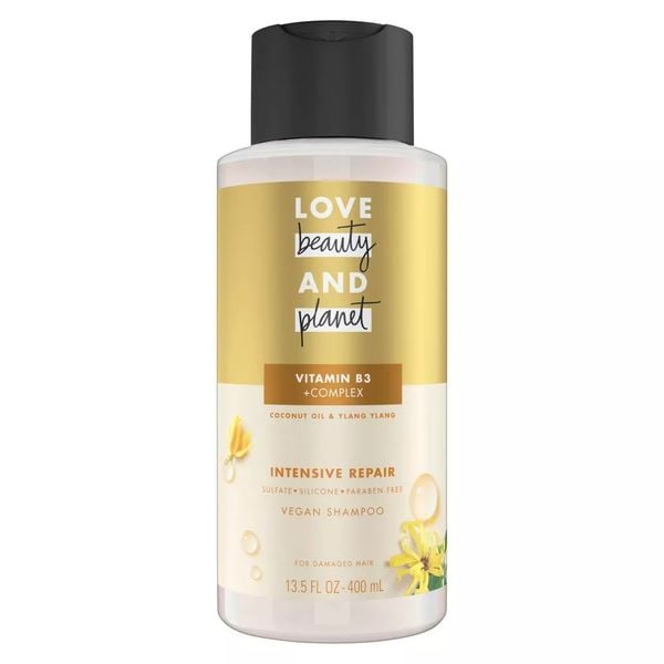 [Mỹ] Dầu gội & xả phục hồi tóc hư tổn Love Beauty and Planet Coconut Oil & Ylang Ylang 400ml