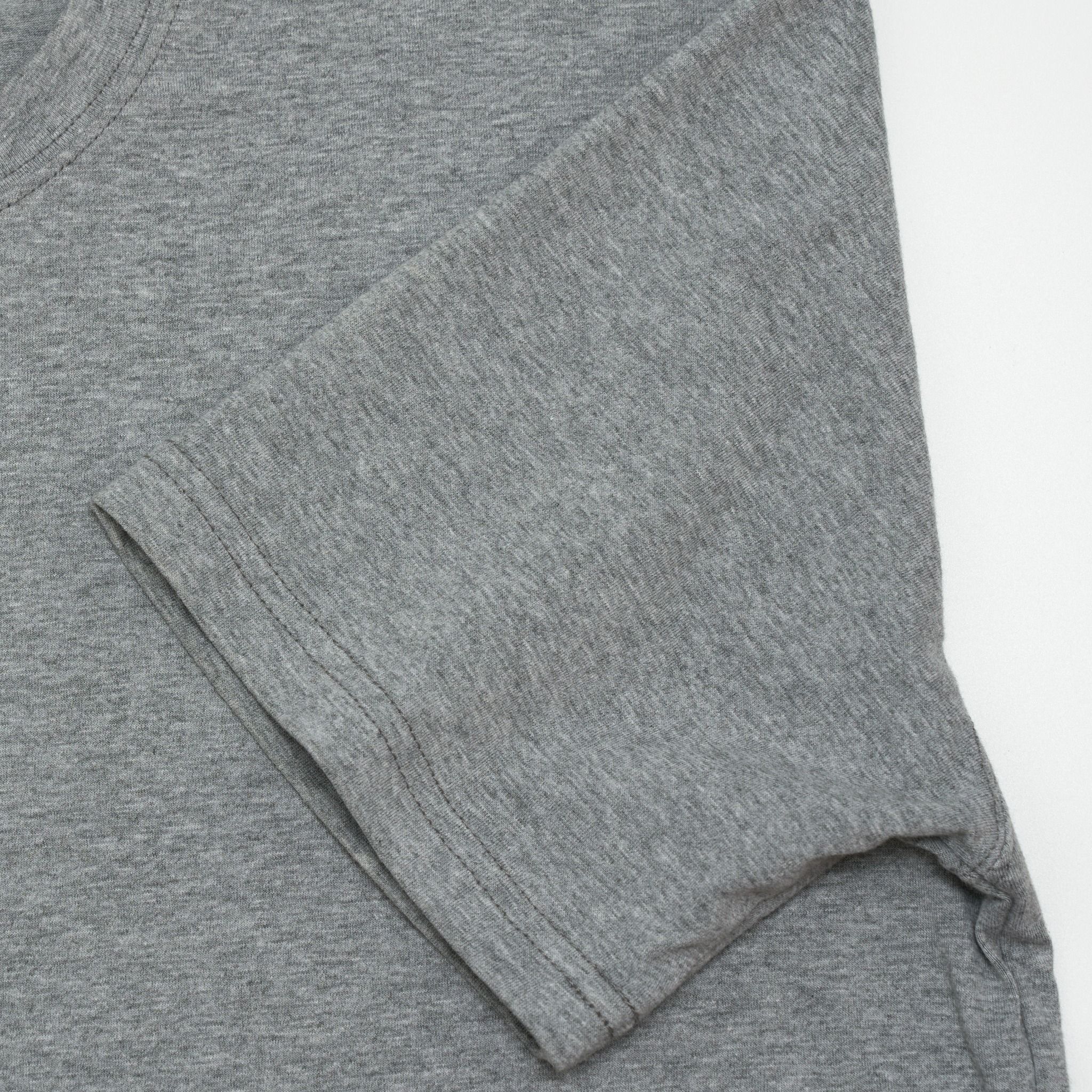Áo Thun Basic Xám Vải Cotton