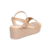 Sandal nữ Hanatabi quai ngang 1 xếp đế xuồng siêu nhẹ cao 5cm hậu c mã HNSD5F969 (Size 36 -> 40)