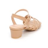 Sandal nữ Hanatabi 4 quai chéo mũi vuông gót 3cm hậu c đế TA cao cấp chống trơn trượt mã HNSDG3F887 (Size 35 -> 41)